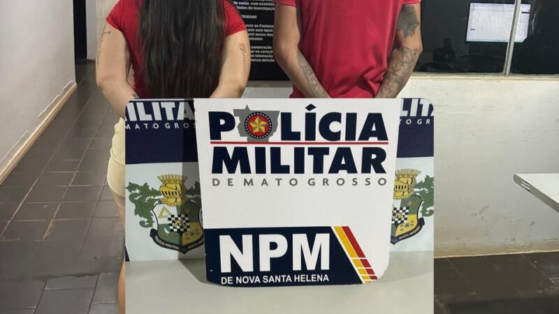 Policia Militar prende casal por trafico de droga