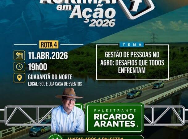 Sábado (11)  acontece a Acrimat em Ação  2026 em Guarantã do Norte