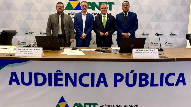 Fagundes cobra agilidade em obras e reforça importância da BR-163 durante audiência da ANTT