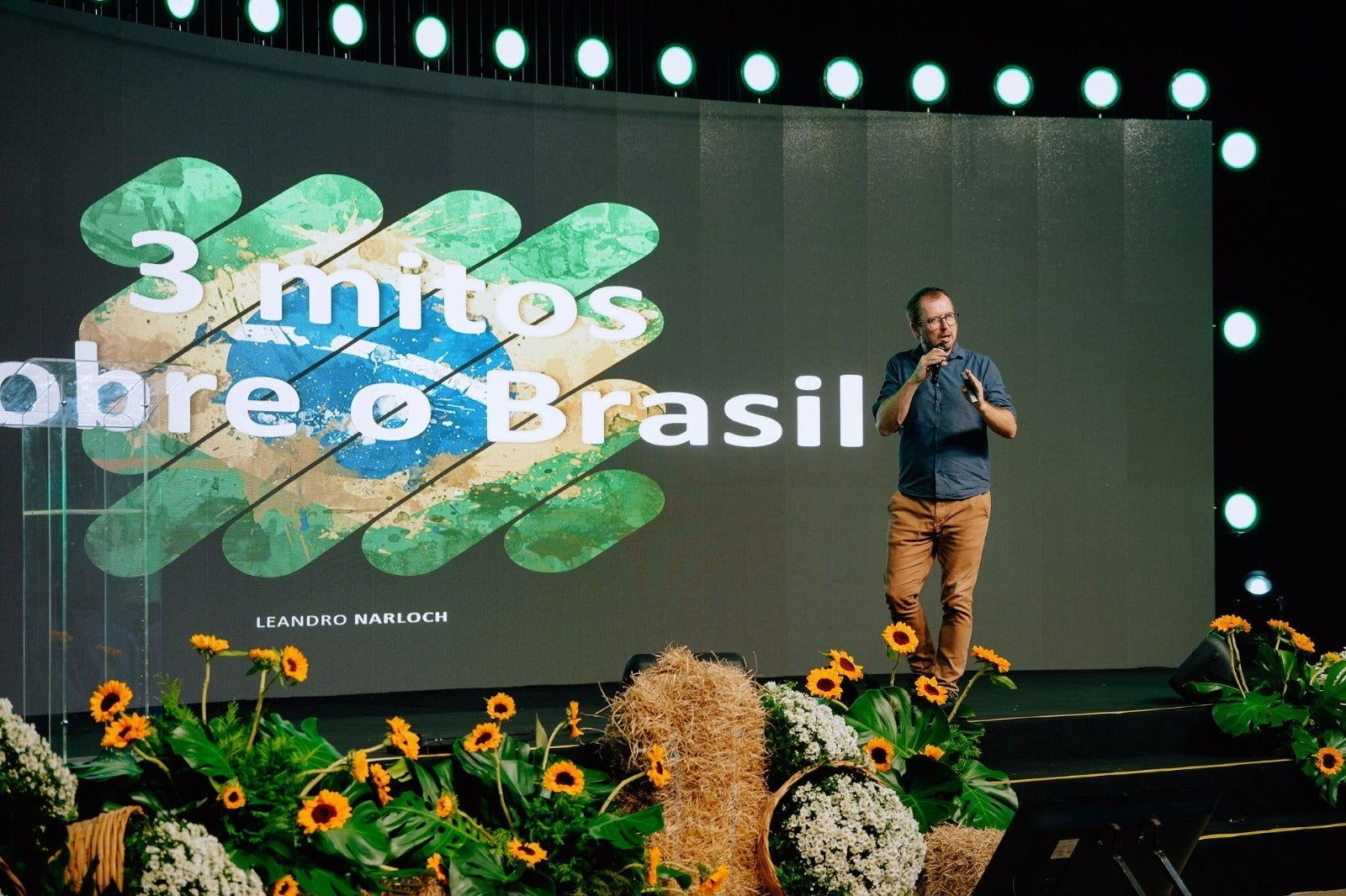 Leandro Narloch aborda “3 mitos sobre o Brasil” e defende participação ativa do agro no debate público durante a 17ª Parecis SuperAgro