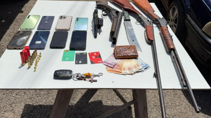 Polícia Militar prende quadrilha suspeita de roubo e sequestro de família em Terra Nova do Norte
