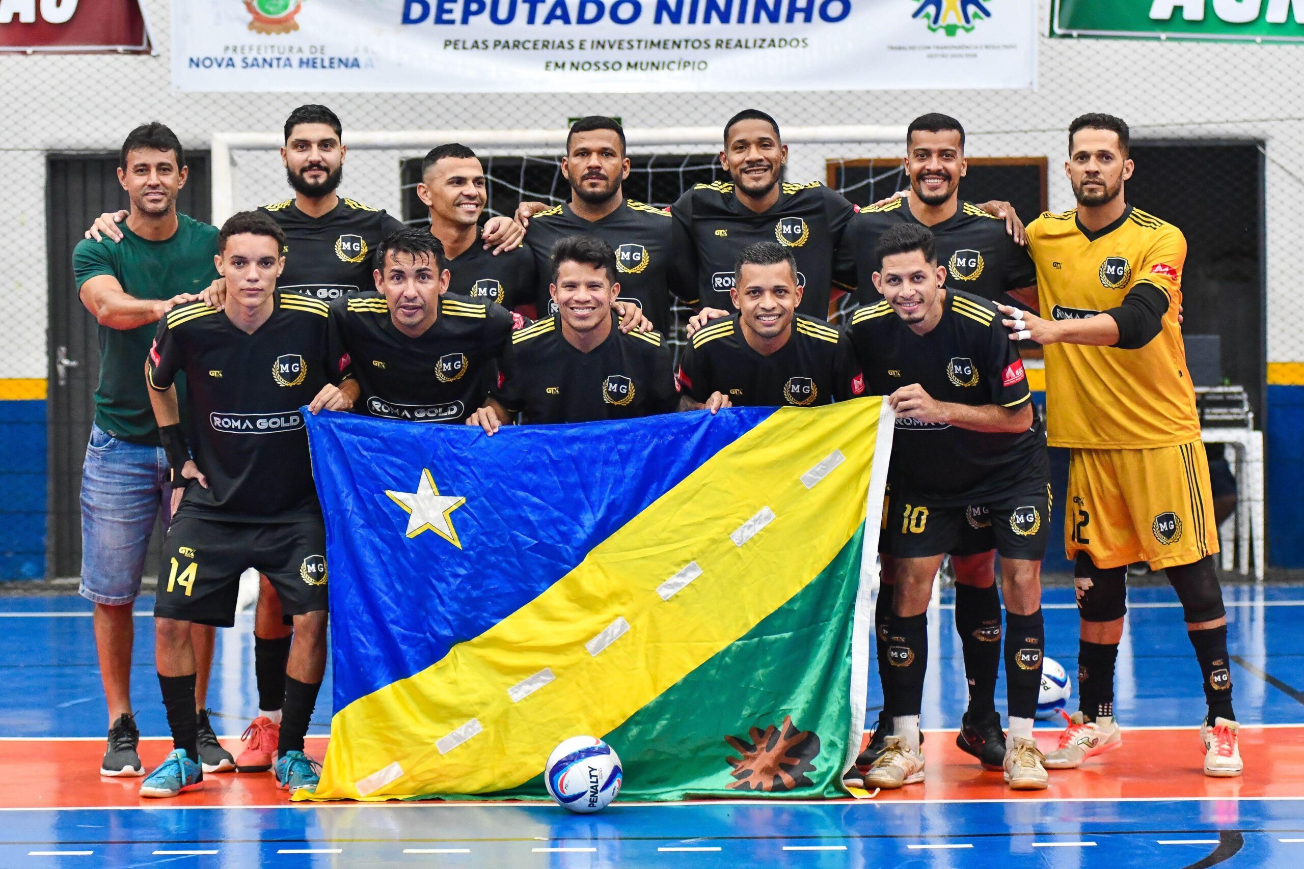 Equipe M Gold de Guarantã do Norte está participando de campeonato de futsal com premiação de 25 mil reais