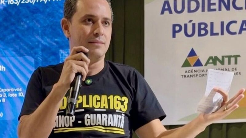 Deputado Diego Guimarães cobra duplicação da BR-163 de Sinop a Guarantã do Norte
