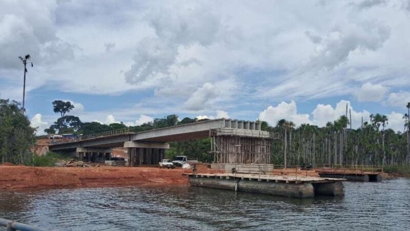 Governo de MT constrói nova ponte de 560 metros sobre Rio Teles Pires em Itaúba
