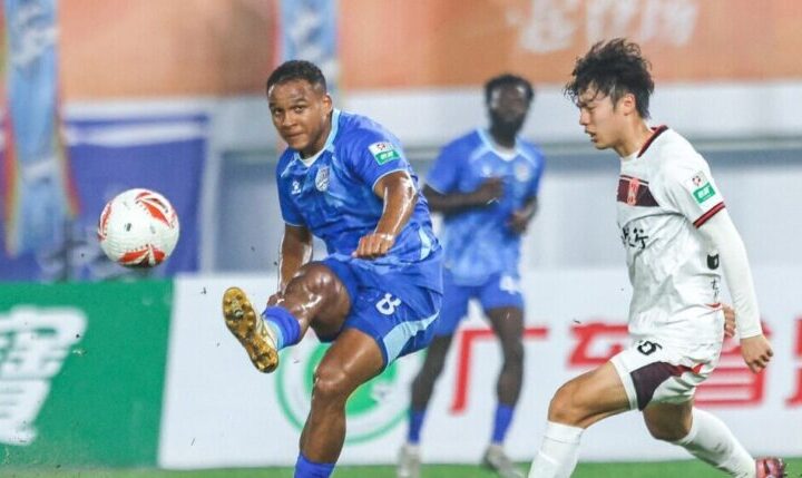 Vivendo fase artilheira, Gabriel Bispo acumula quatro gols em oito jogos e se adapta com sucesso ao futebol chinês