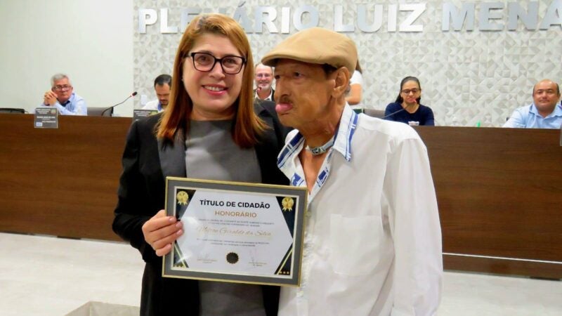 Professor Bozó é homenageado pela Câmara Municipal de Guarantã do Norte com o título de Cidadão Honorário Guarantanhense