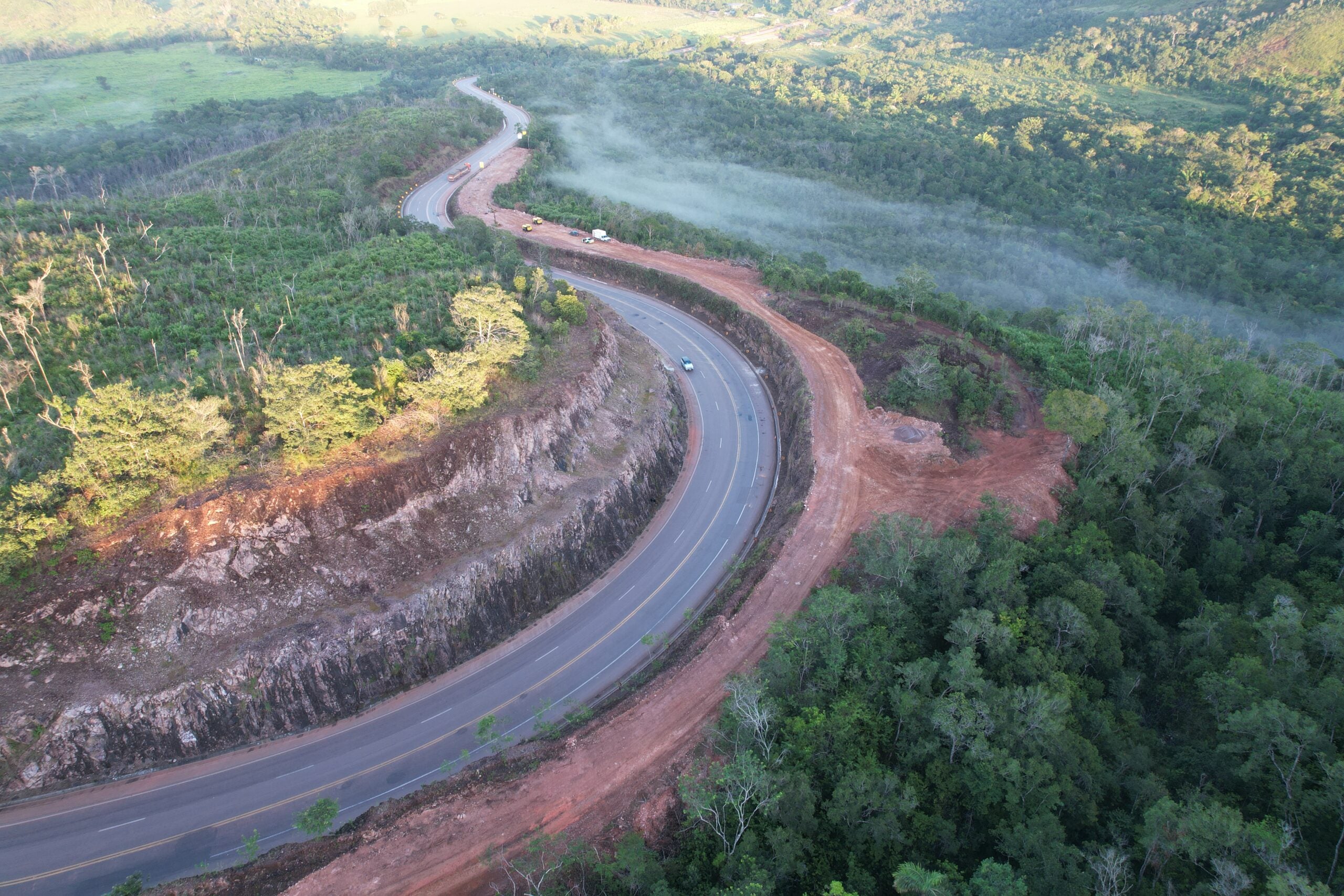 BR-163 terá interdição total para detonação de rochas em Guarantã do Norte no dia 27 de maio