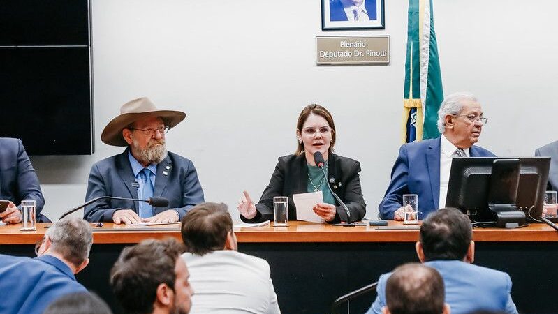 Coronel Fernanda lidera bancada federal de MT em reunião com prefeitos durante Marcha dos Municípios