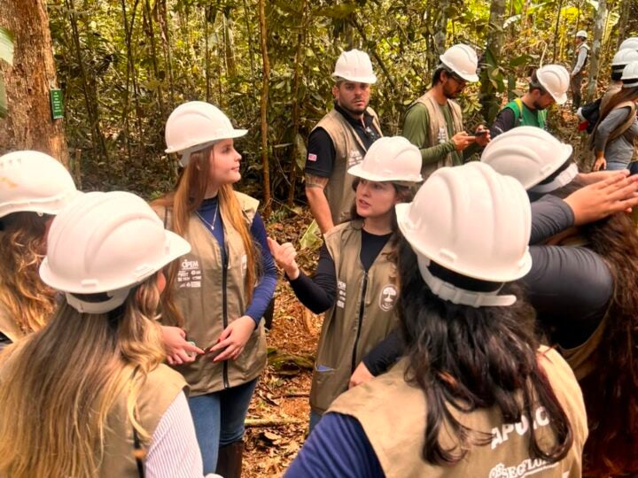 Quinze futuros engenheiros florestais conhecem o ciclo do manejo na 6º edição do Dia na Floresta