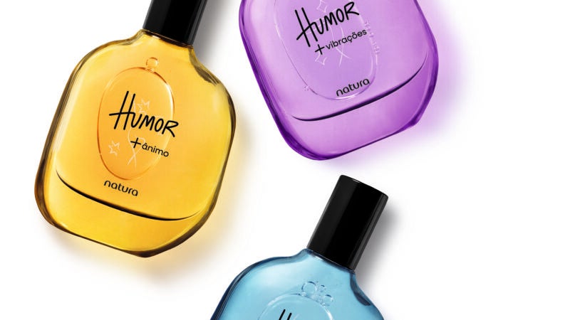 Natura Humor lança plataforma MoodBoosters: fragrâncias unindo neurociência, bioativos e nova identidade visual