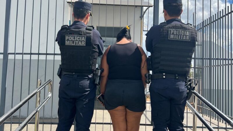 Foragida da Justiça pelos crimes de roubo e tráfico de drogas em Rondônia é presa pela Polícia Militar em Guarantã do Norte