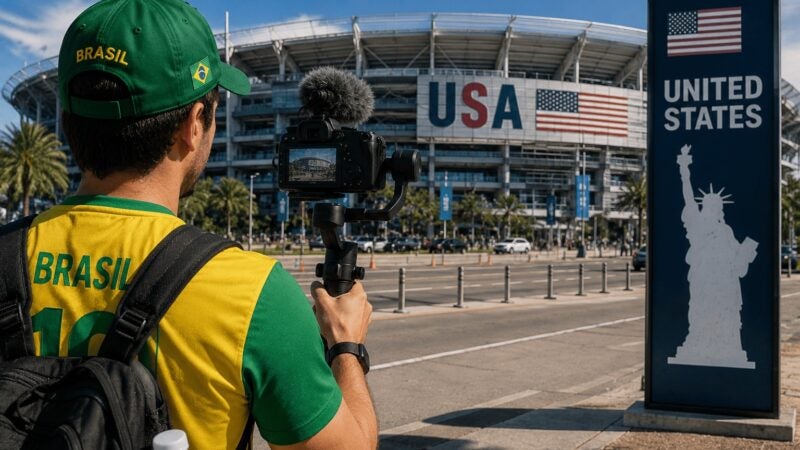 Brasileiros na Copa do Mundo: gravar vídeos nos EUA pode causar problemas na imigração?