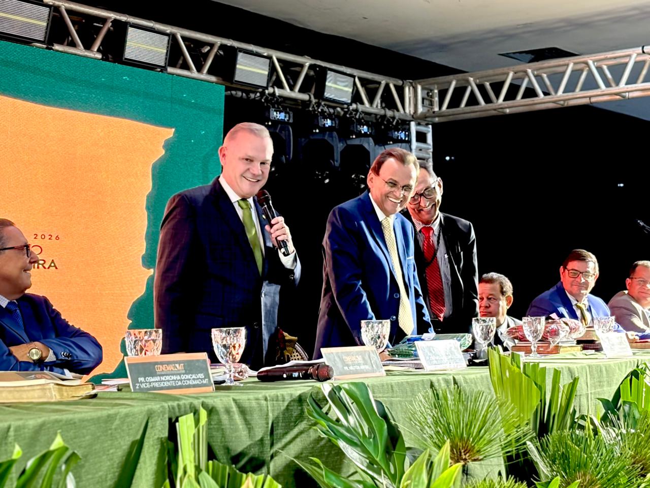WELLINGTON FAGUNDES DESTACA PARCERIA COM A IGREJA E DEFENDE GOVERNO HUMANIZADO DURANTE A 43ª CONEMAD-MT