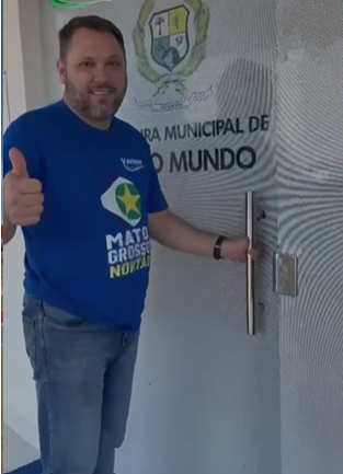 Pré-candidato a Deputado Estadual Valcimar Fuzinato esteve visitando a Cidade de Novo Mundo