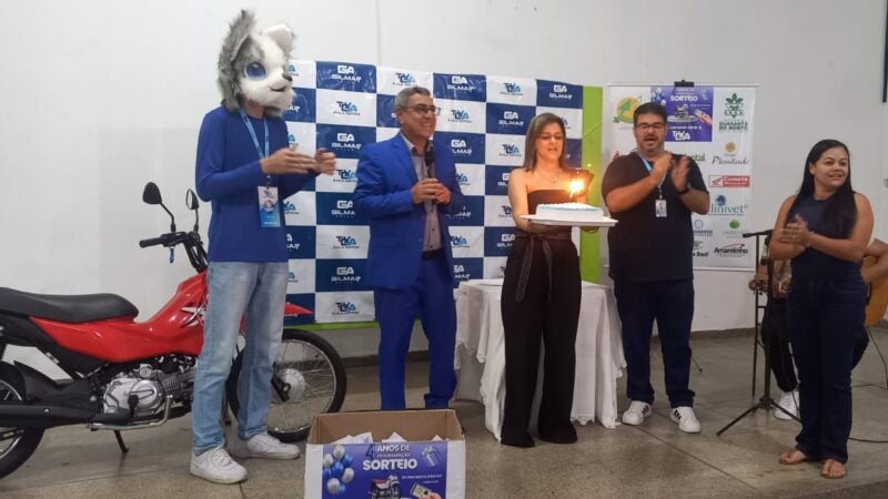 TV GA comemorou seu 4ª aniversário com sorteio de uma Motocicleta