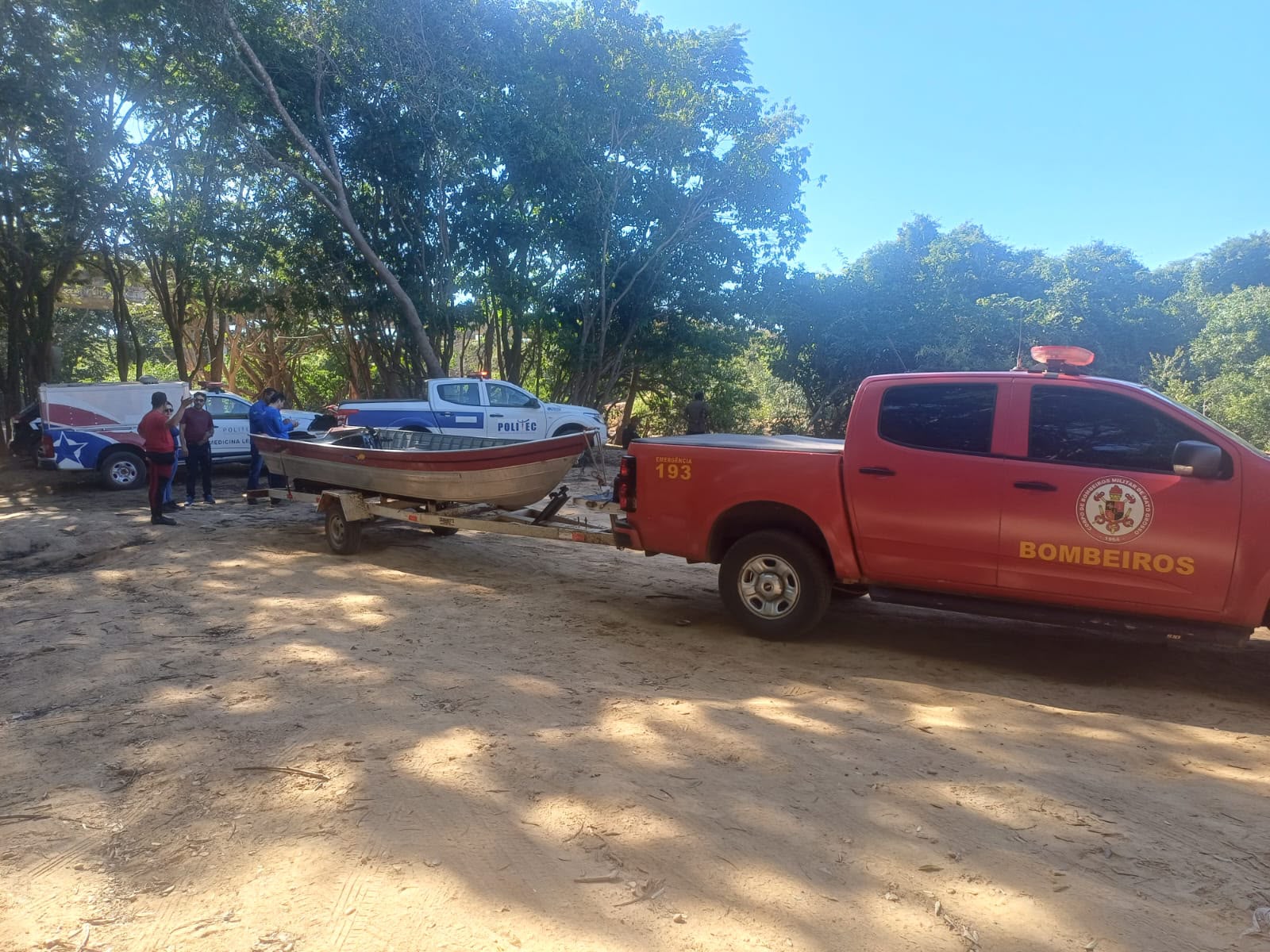 Bombeiro Militar de Guarantã do Norte foi acionado para atender vitima de afogamneto