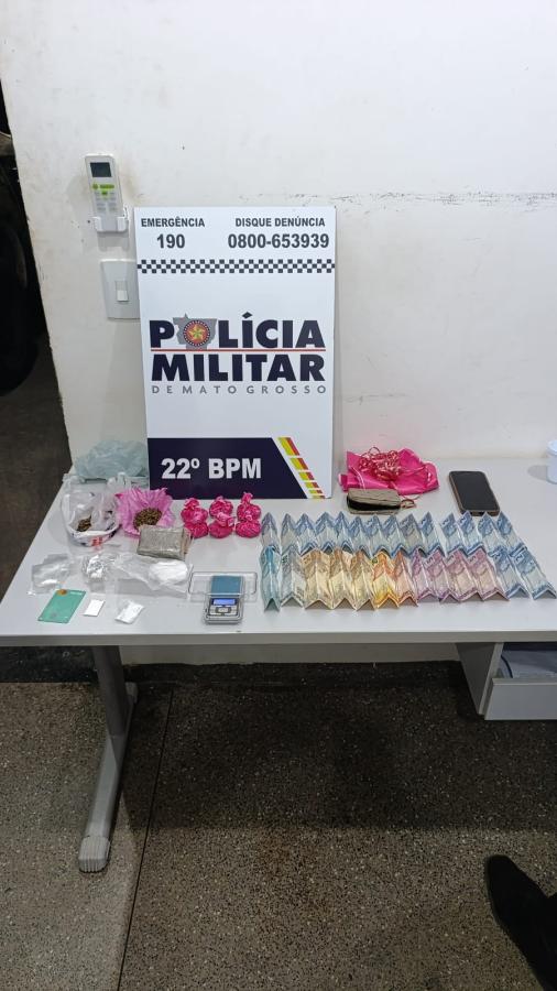 Jovem é presa por tráfico e deixa filha de um ano sozinha em casa em Peixoto de Azevedo