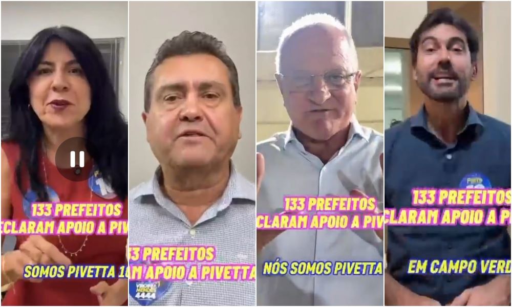 Vídeo com prefeitos tenta criar imagem de apoio a Pivetta, mas pesquisas mostram que apoio político não garante voto