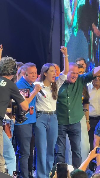 Wellington comparece à convenção do MDB com comitiva de bolsonaristas do PL