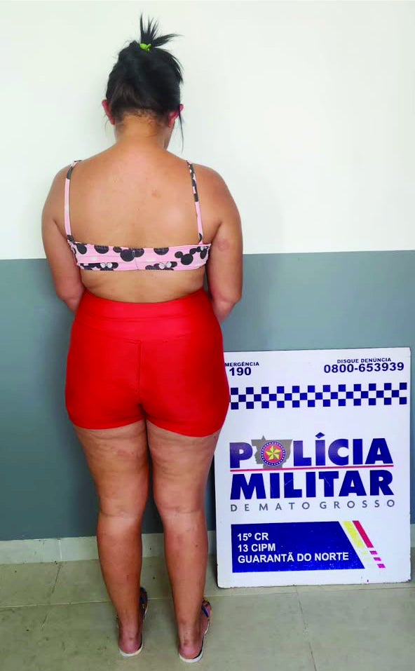 Policia Militar de Guarantã do Norte prende mulher por tráfico ilícito de drogas