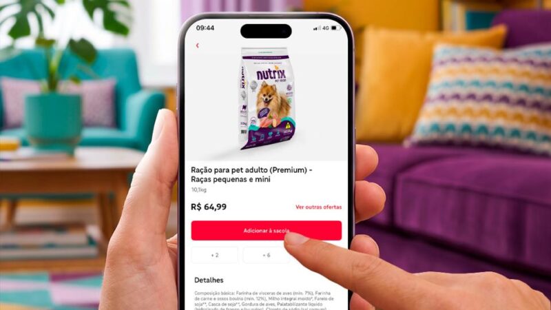Nutrix chega ao iFood e permite praticidade aos tutores em Cuiabá e Várzea Grande