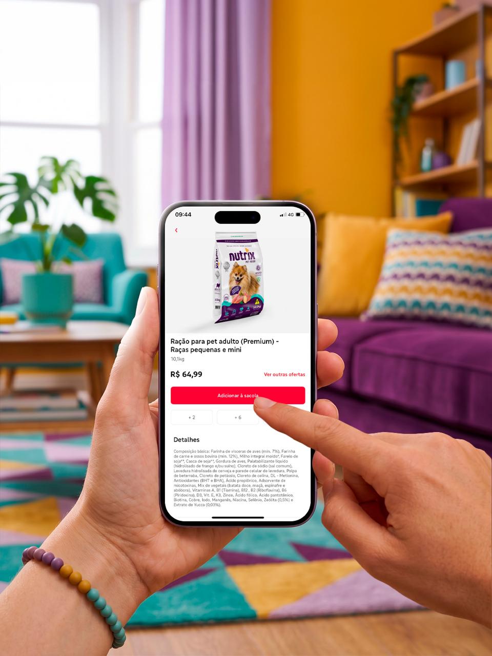 Nutrix chega ao iFood e permite praticidade aos tutores em Cuiabá e Várzea Grande