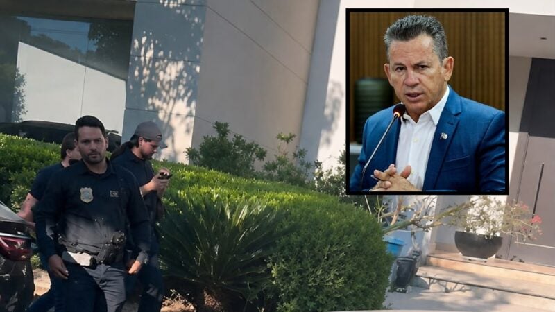Mauro Mendes é alvo da PF em investigação sobre suposto desvio de R$ 308 milhões em acordo com empresa telefônica