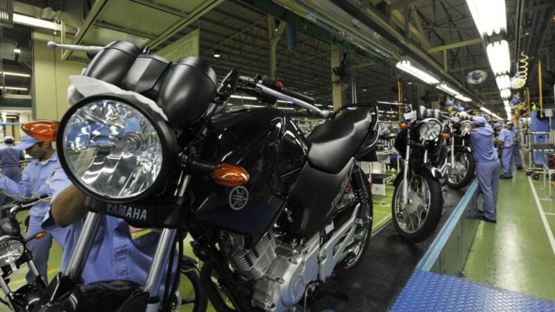 Produção de motos no Brasil cresce 10,4% e tem melhor setembro desde 2011